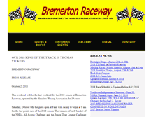 Tablet Screenshot of bremertonraceway.com